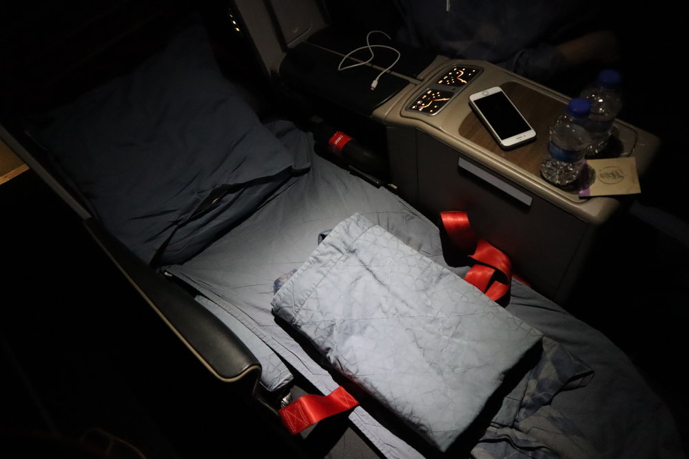 Turkish Airlines A330 business class – Bed