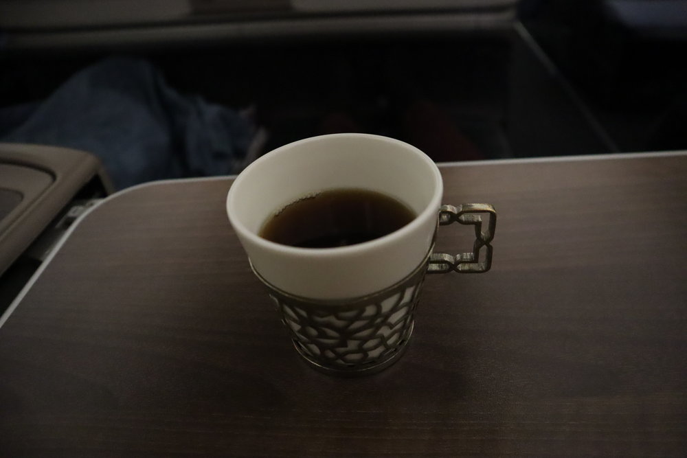 Turkish Airlines A330 business class – Turkish coffee