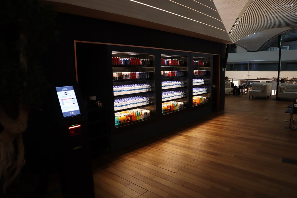 Turkish Airlines Business Lounge Istanbul – Soft drinks