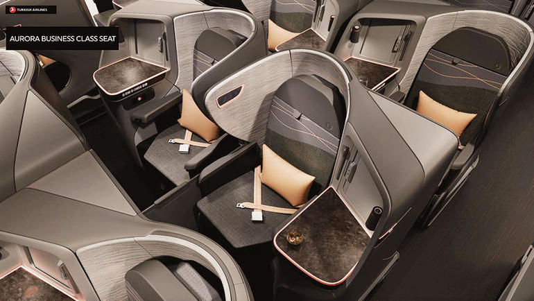 Turkish Airlines 787 business class