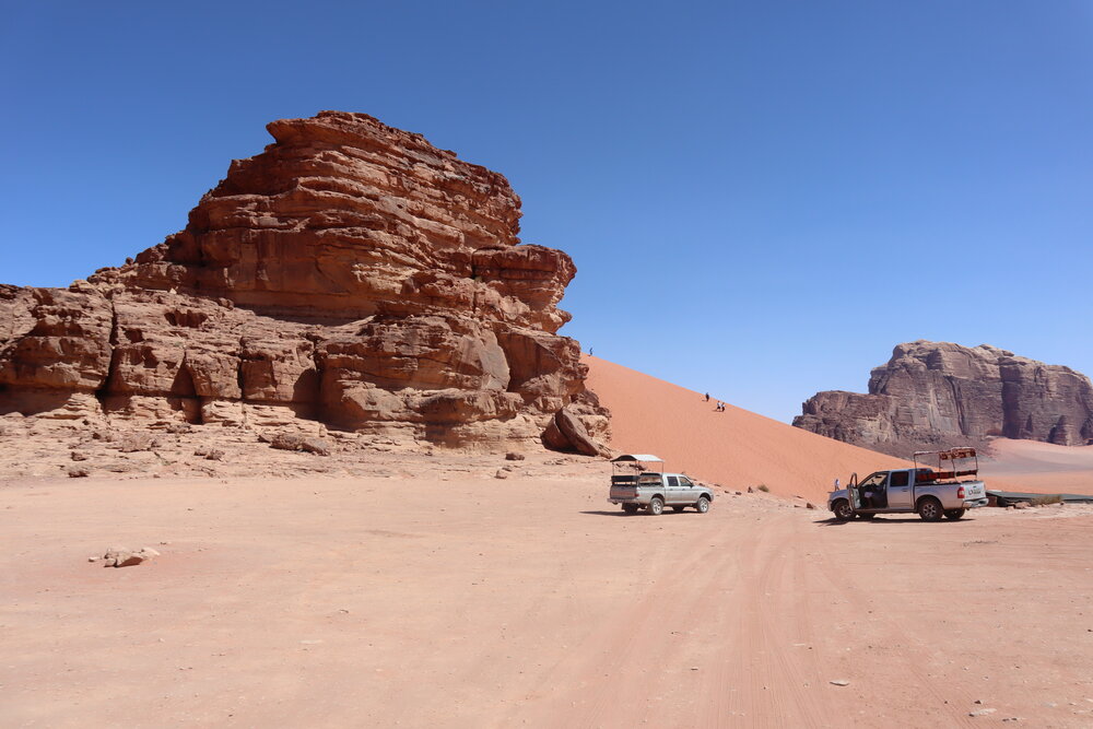 Red sand dune