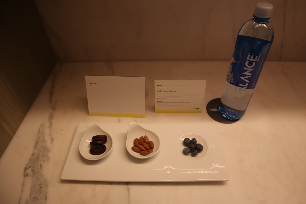 Westin Perth – Welcome snacks