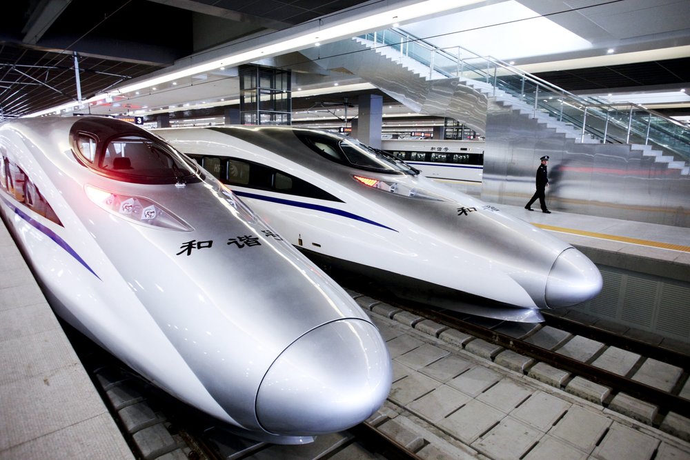 High-speed trains in China