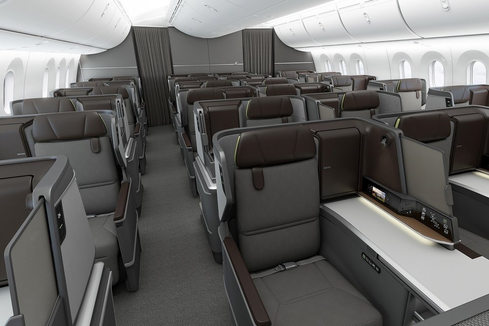 EVA Air new 787 business class