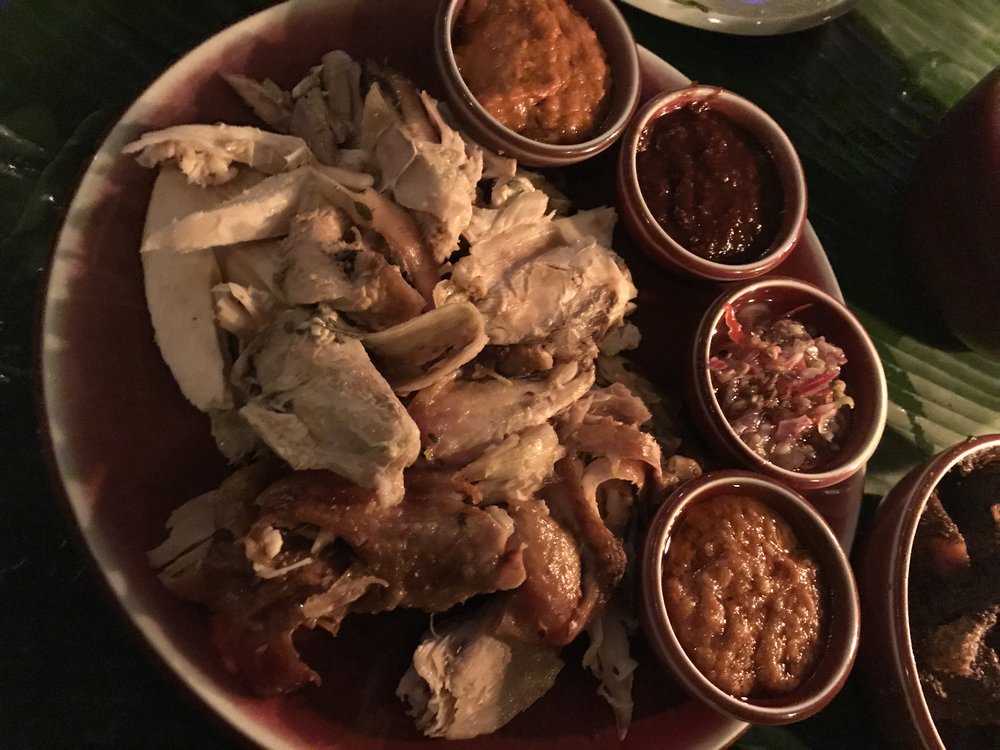 Bambu Indah Ubud – Christmas dinner roast turkey