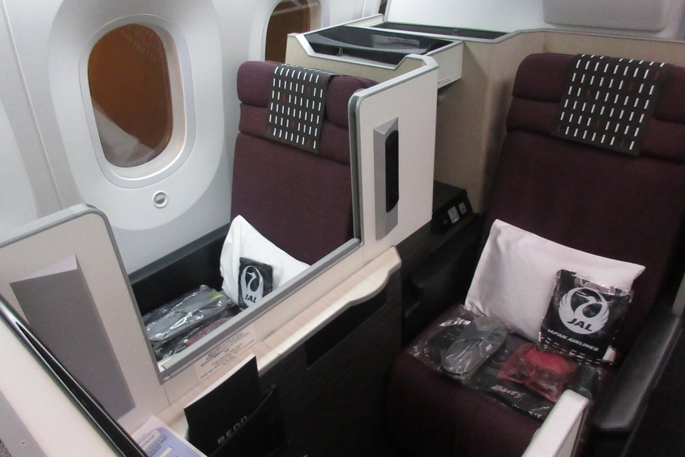 Japan Airlines business class seats