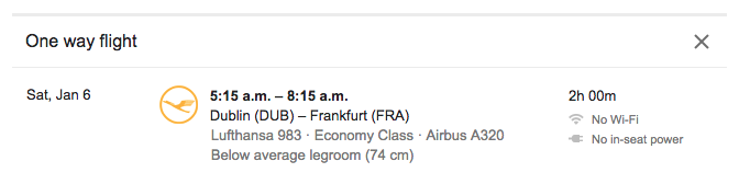 Lufthansa-Flight-Dublin-Frankfurt