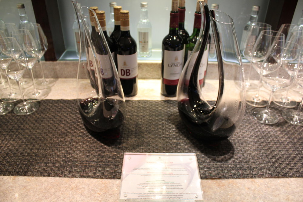 JW Marriott Hong Kong – Executive Lounge wine