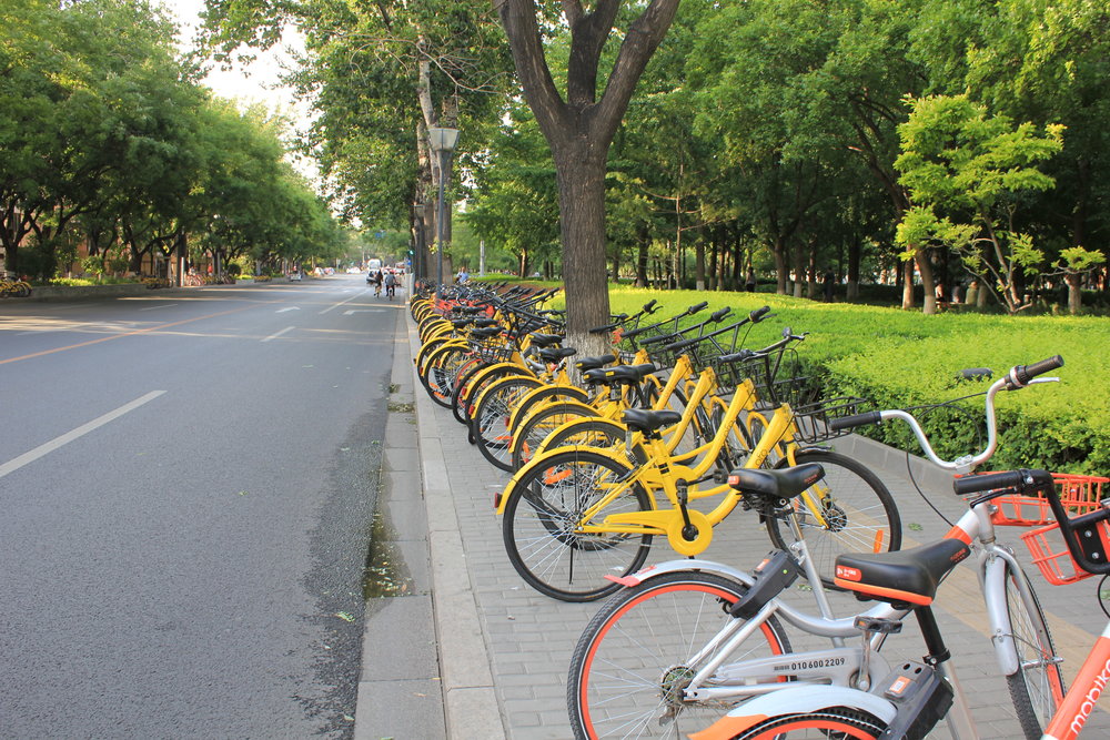 Mobile bike sharing in China