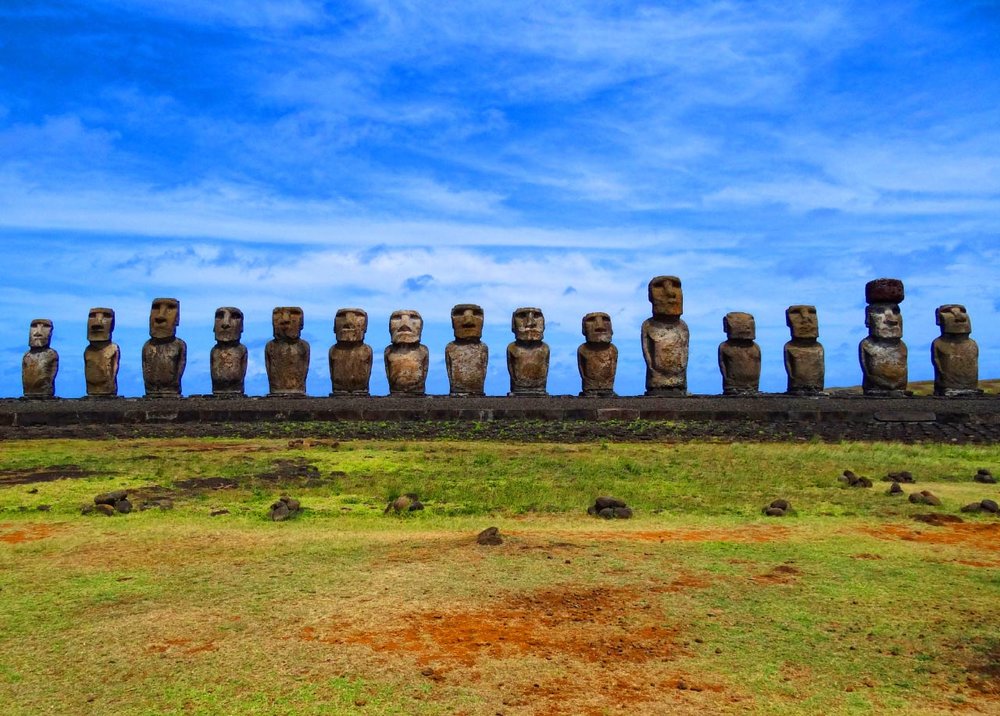 Moai on Easter Island