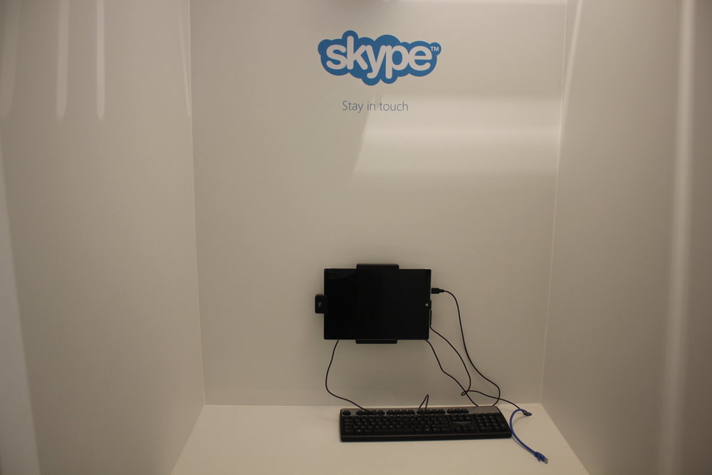 The Loft by Brussels Airlines – Skype booth