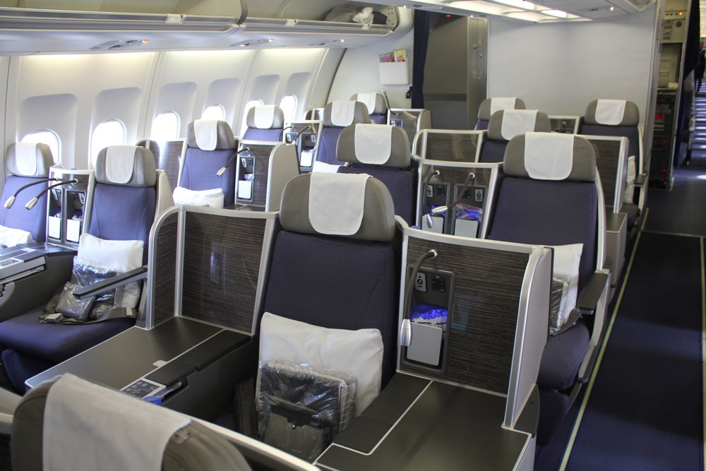 Brussels Airlines business class – Cabin