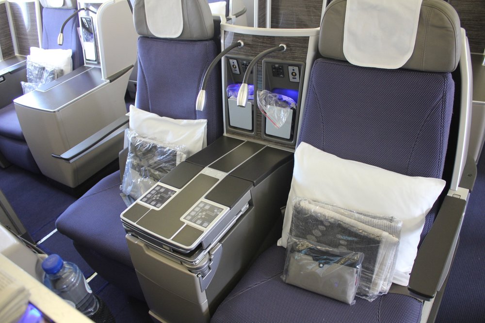 Brussels Airlines business class – Seats 1D and 1F