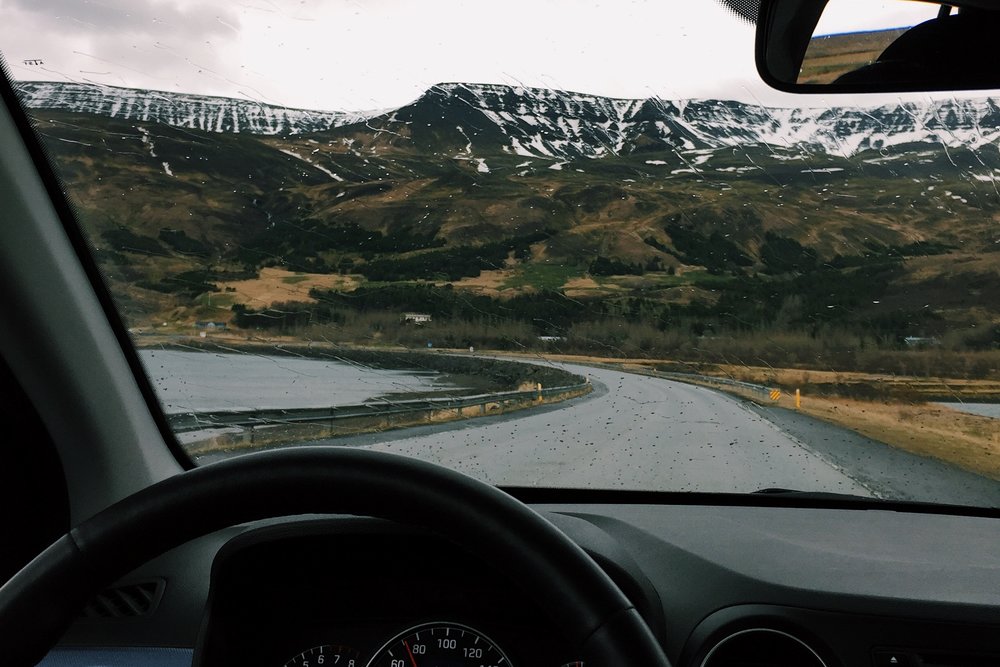 Driving in Iceland