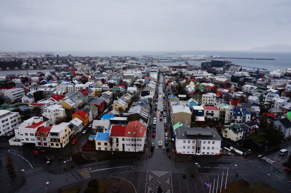 View from Hallgrímskirkja