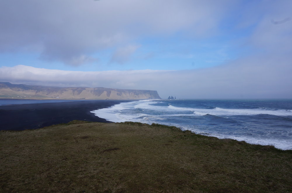 Black sand beaches at Vík