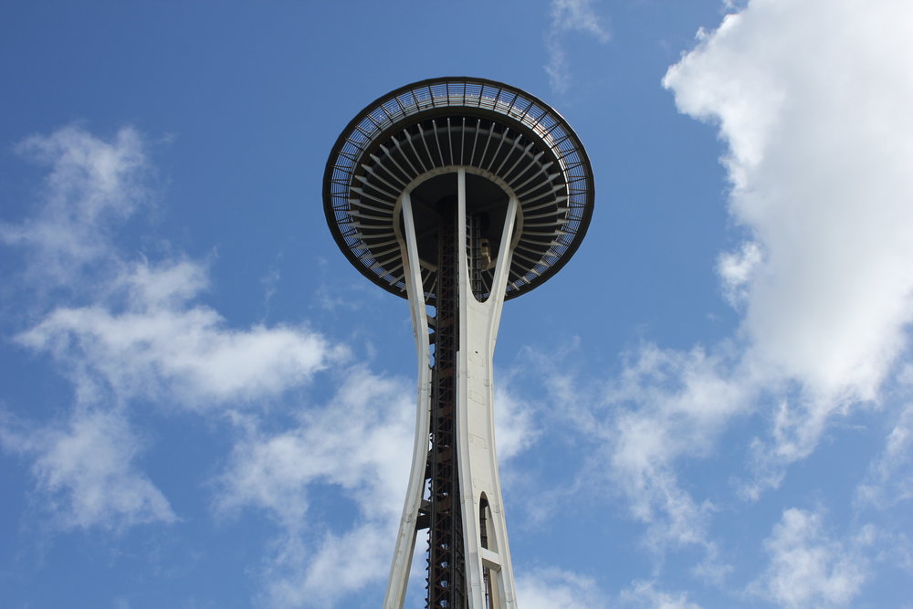 Seattle Center – Space Needle from below