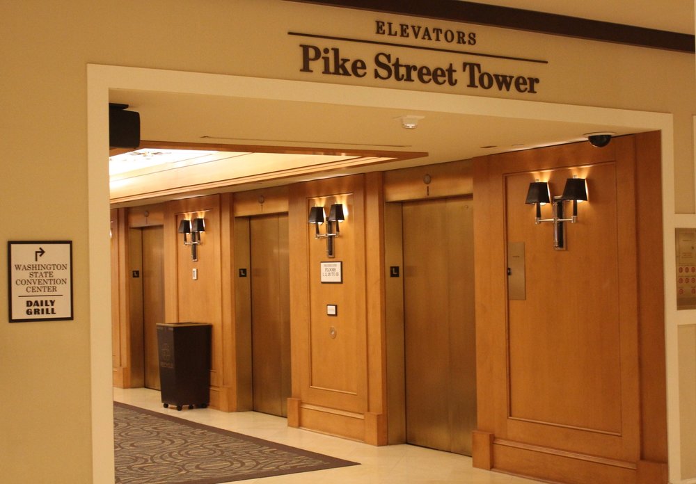 Sheraton Seattle – Pike Street Tower elevators