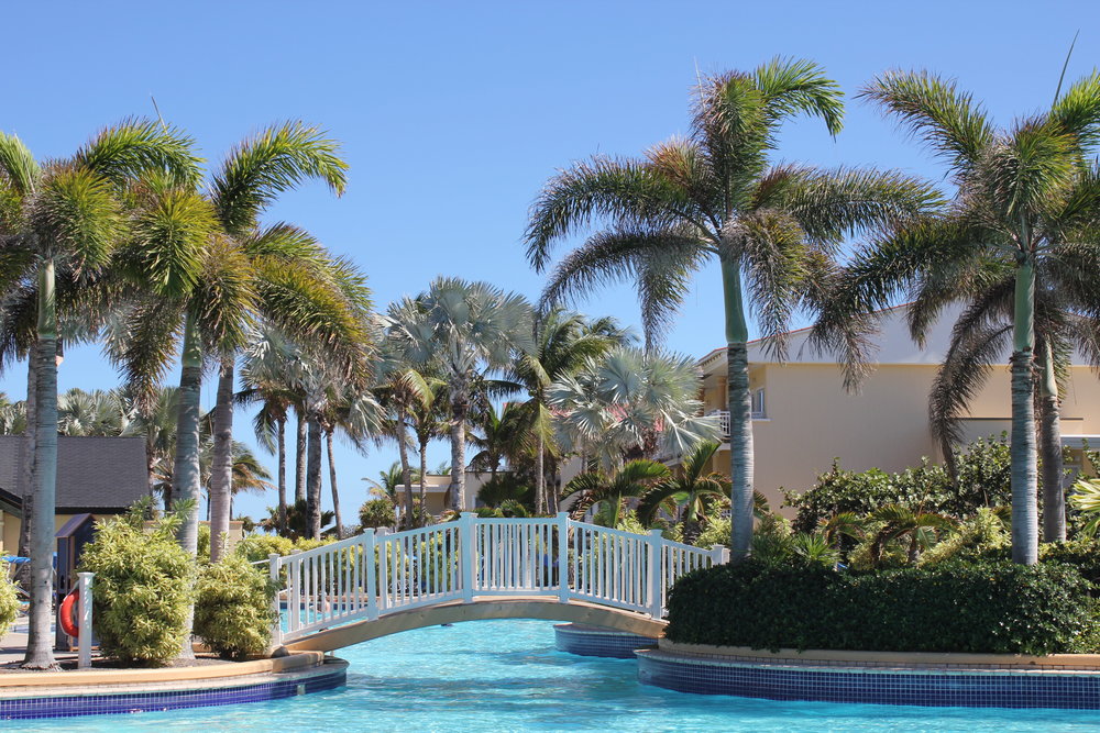 St. Kitts Marriott Resort – Main pool and footbridge