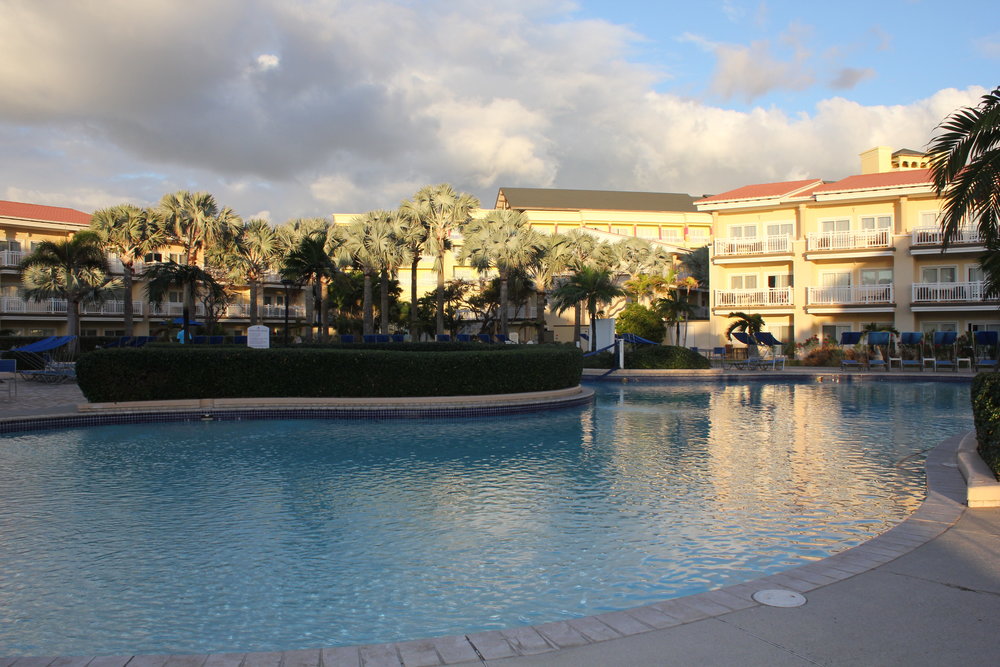 St. Kitts Marriott Resort – Poolside at dusk