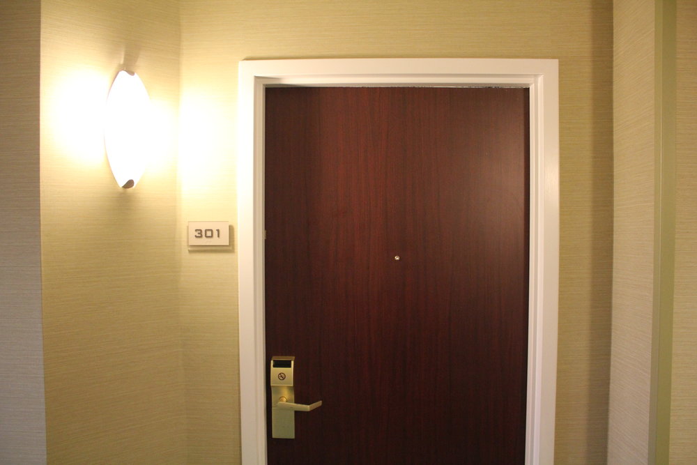 SpringHill Suites Charlotte Airport – Entrance to the room