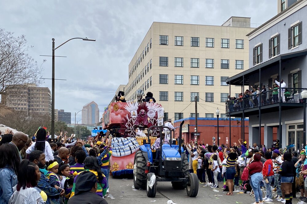 Mardi Gras parade in New Orleans