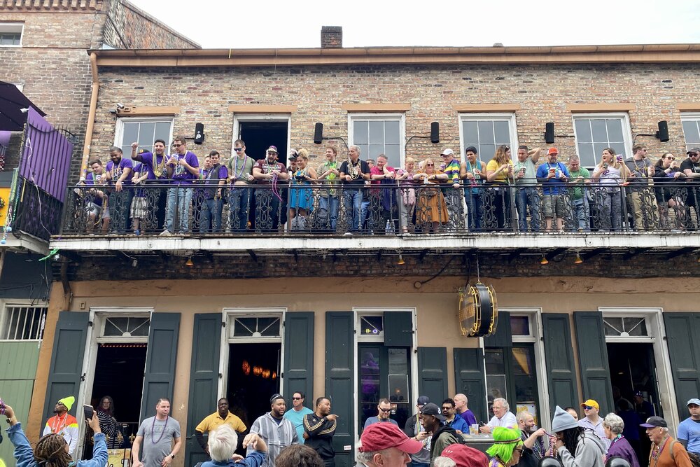 Bourbon Street balconies