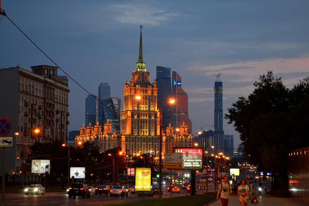 One of the Seven Sisters, now home to the Radisson Collection Hotel on the Moskva River