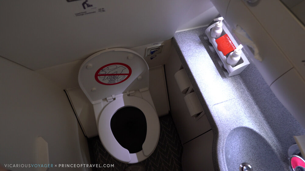 Air Canada A330 new business class – Restroom