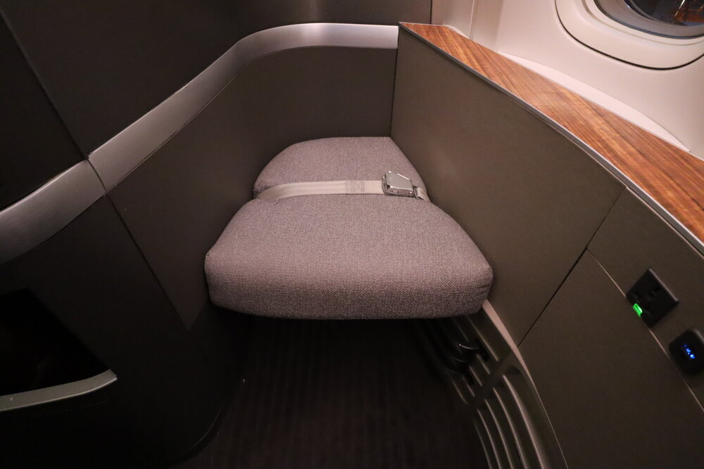 Cathay Pacific First Class – Ottoman