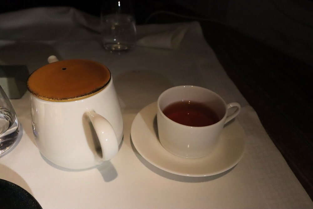 Cathay Pacific First Class – Earl Grey tea