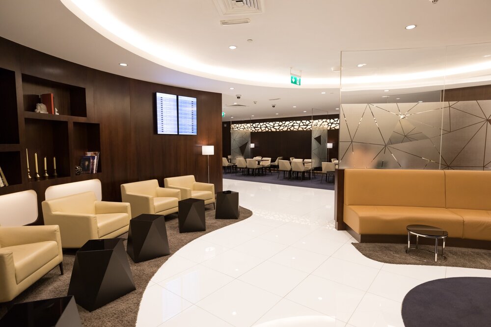 Etihad Airways Business Lounge Abu Dhabi