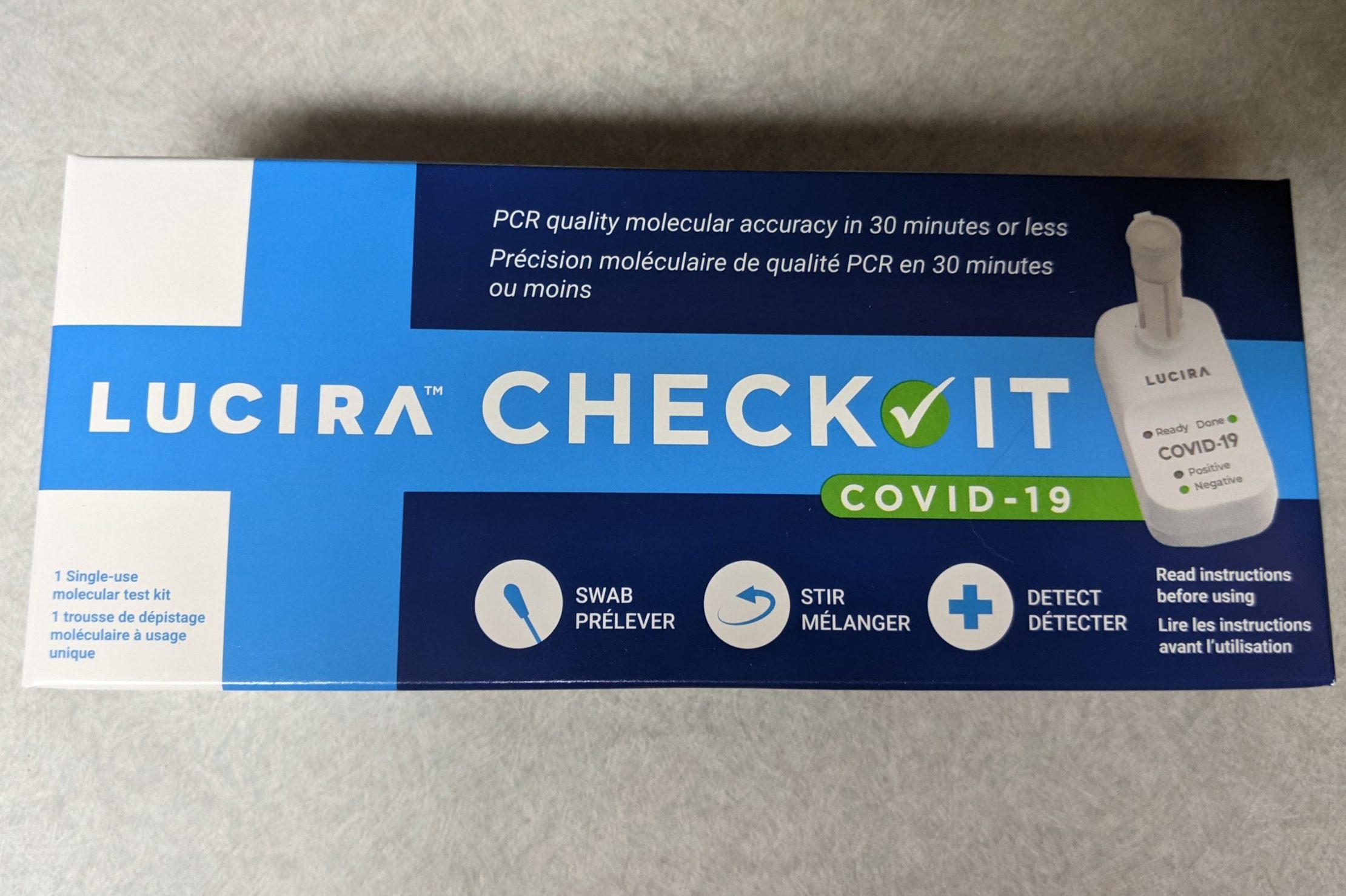 Switch Health RT-LAMP Test Kit – Lucira Check It COVID-19 Test