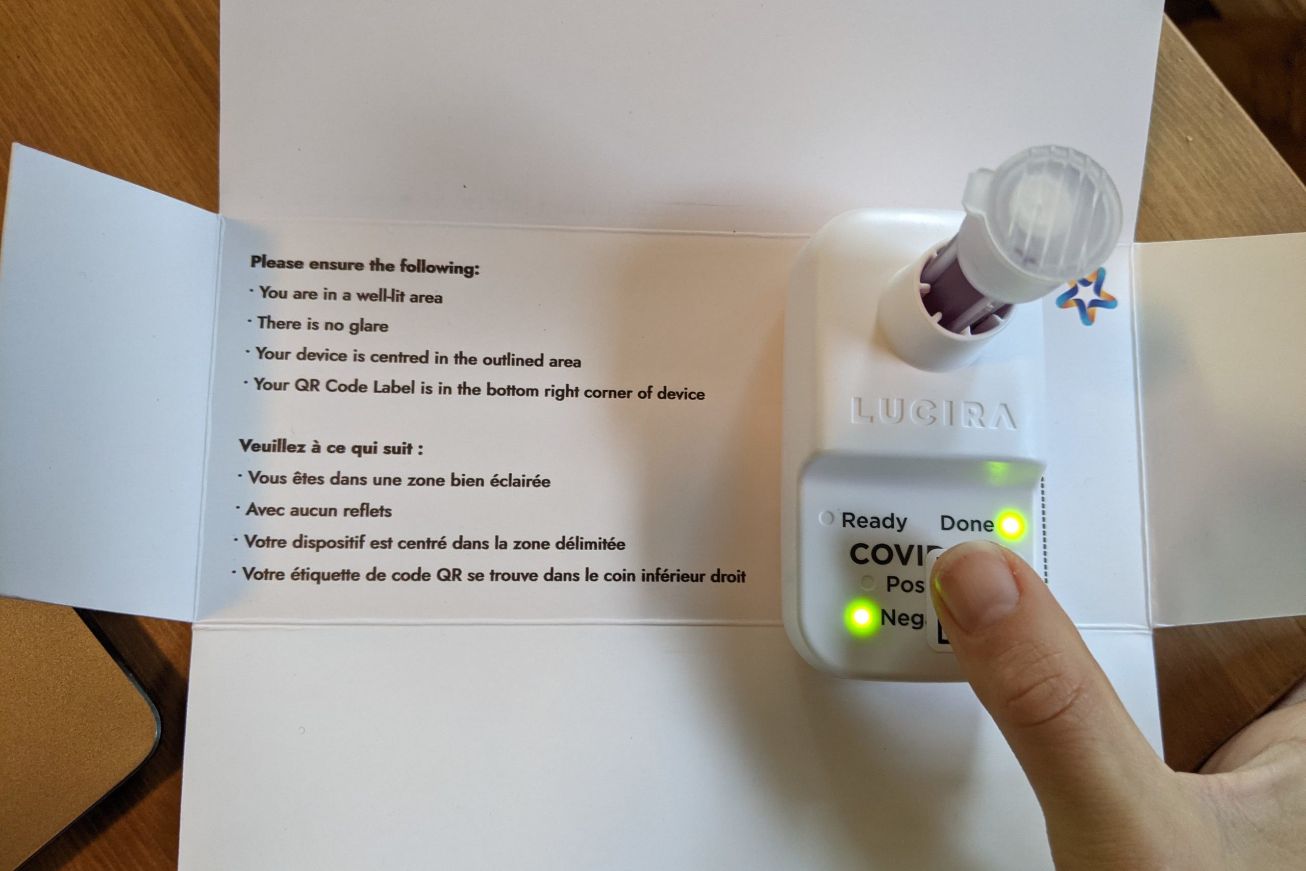 Switch Health RT-LAMP Test Kit – Negative test result