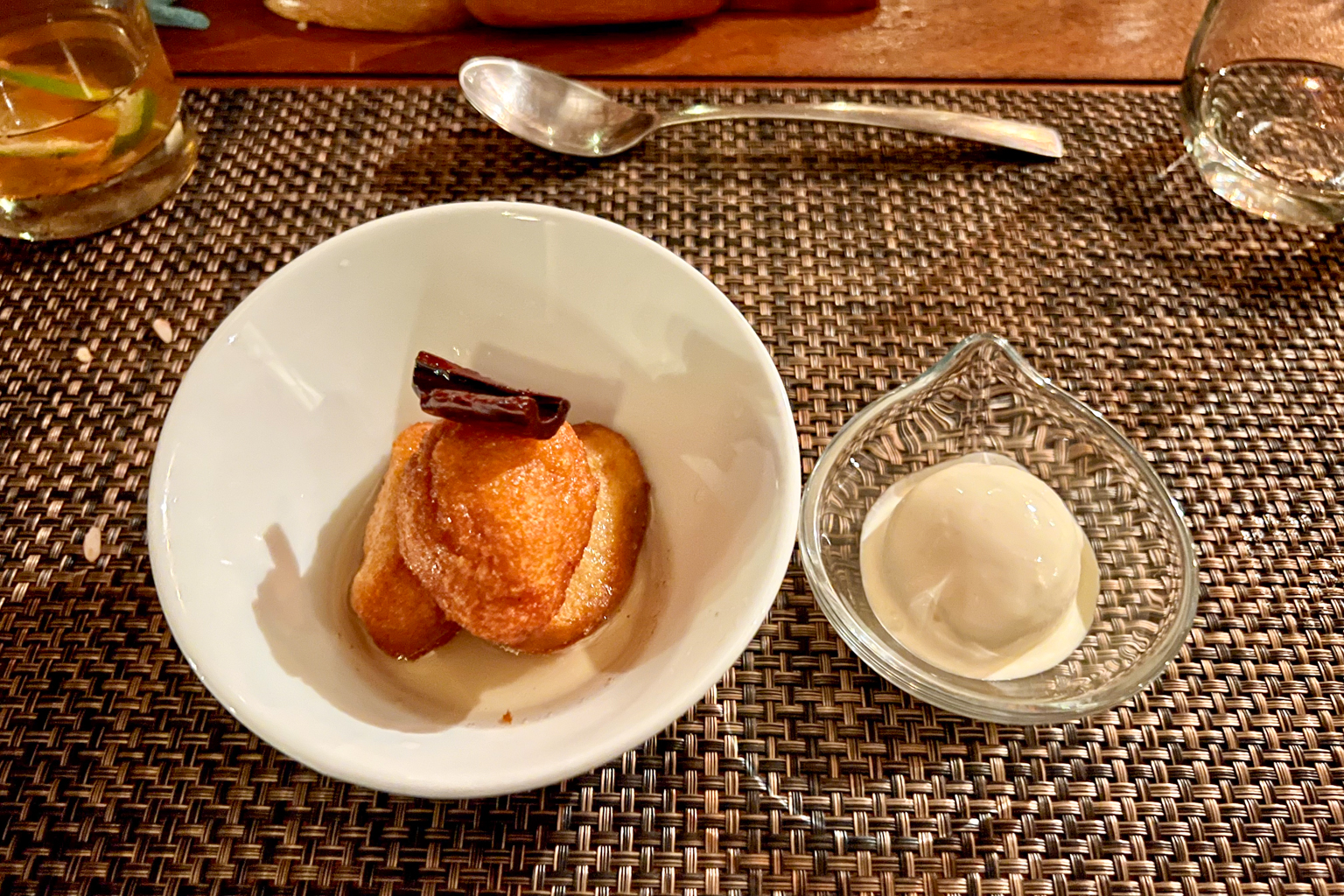 Calala Island – Buñuelo with ice cream