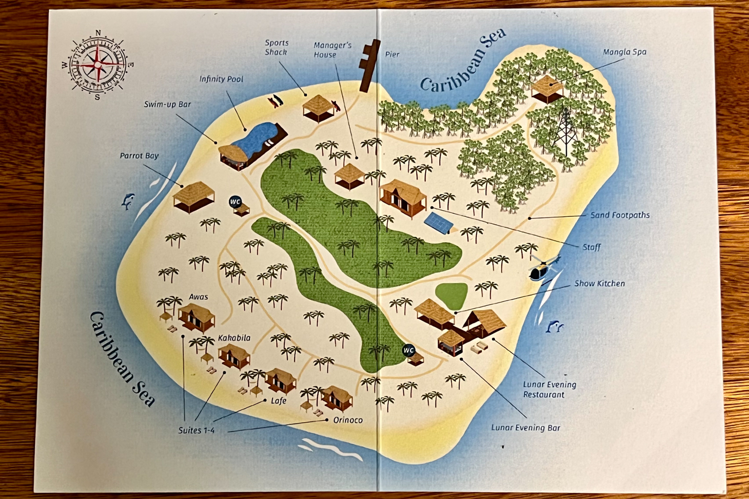 Calala Island – Map