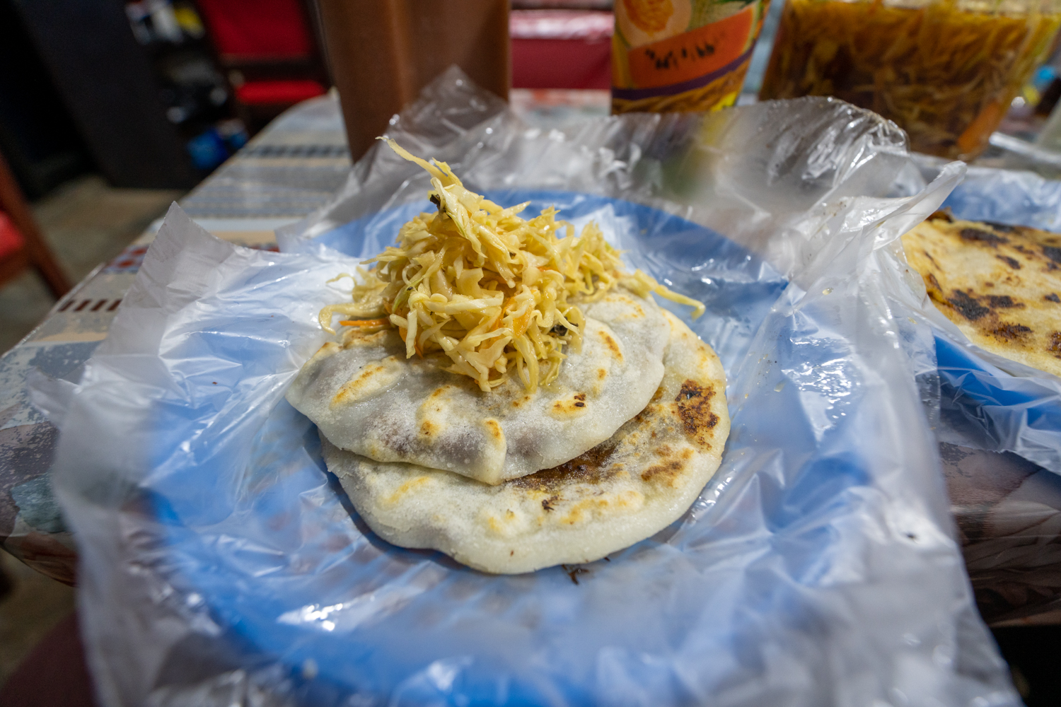 Pupusas in El Salvador