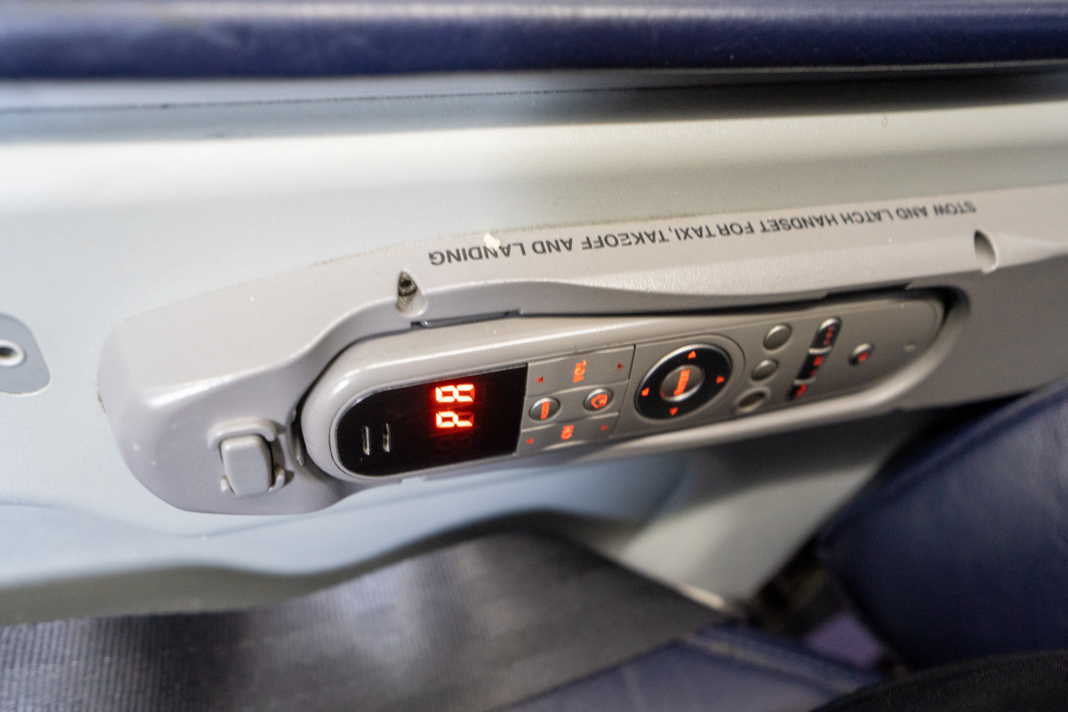 Aeromexico 737 business class – Entertainment controller