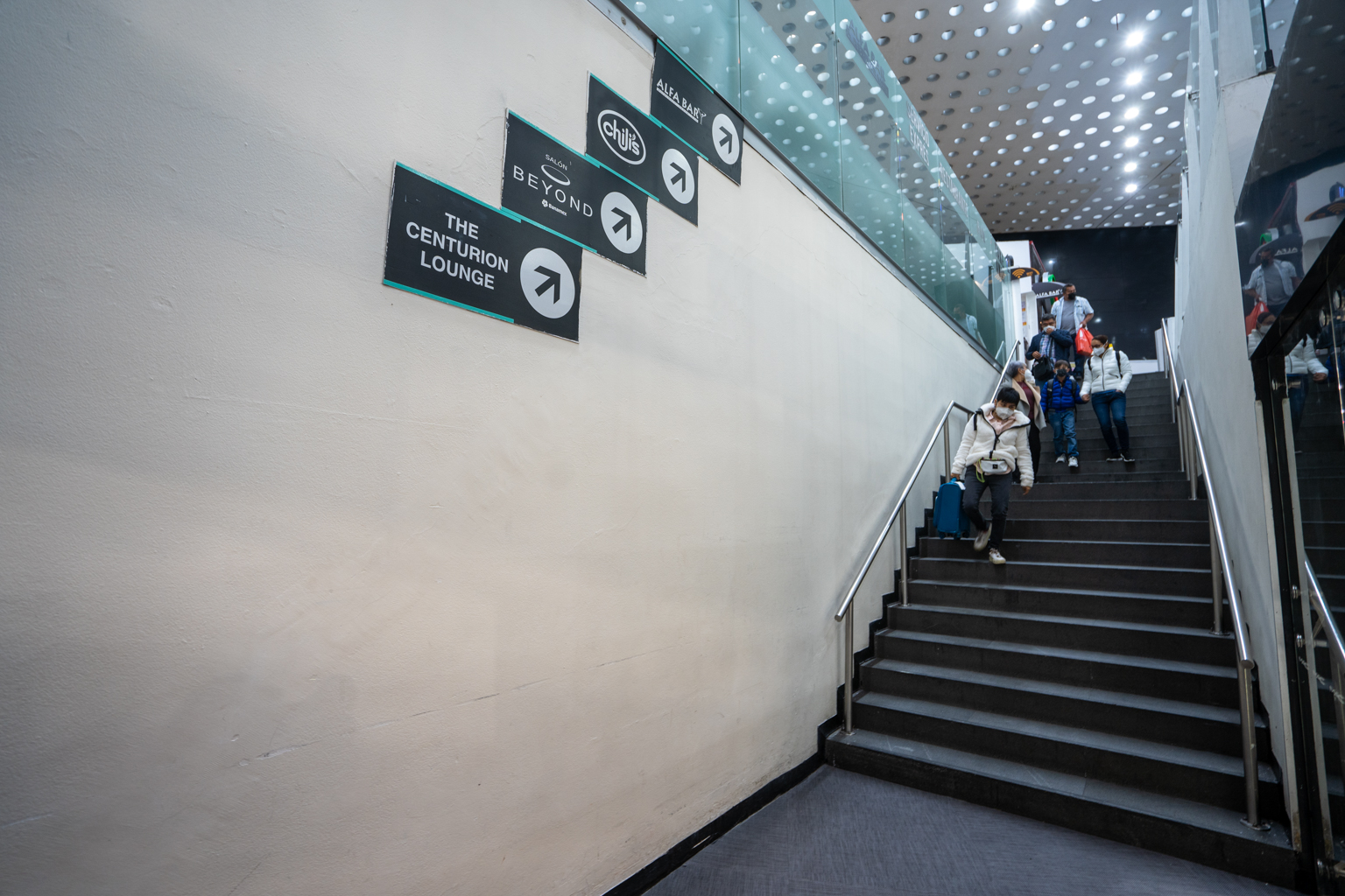 Centurion Lounge Mexico City – Stairway access