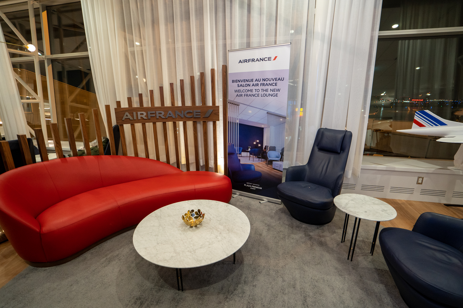 Air France Lounge Montreal – Seating area