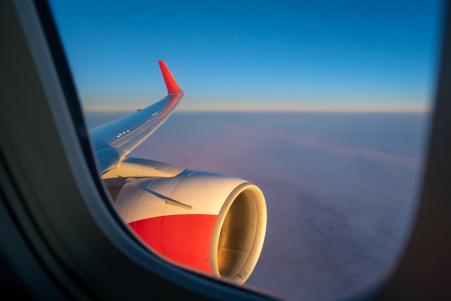 Austrian Airlines business class – Views en route to Vienna