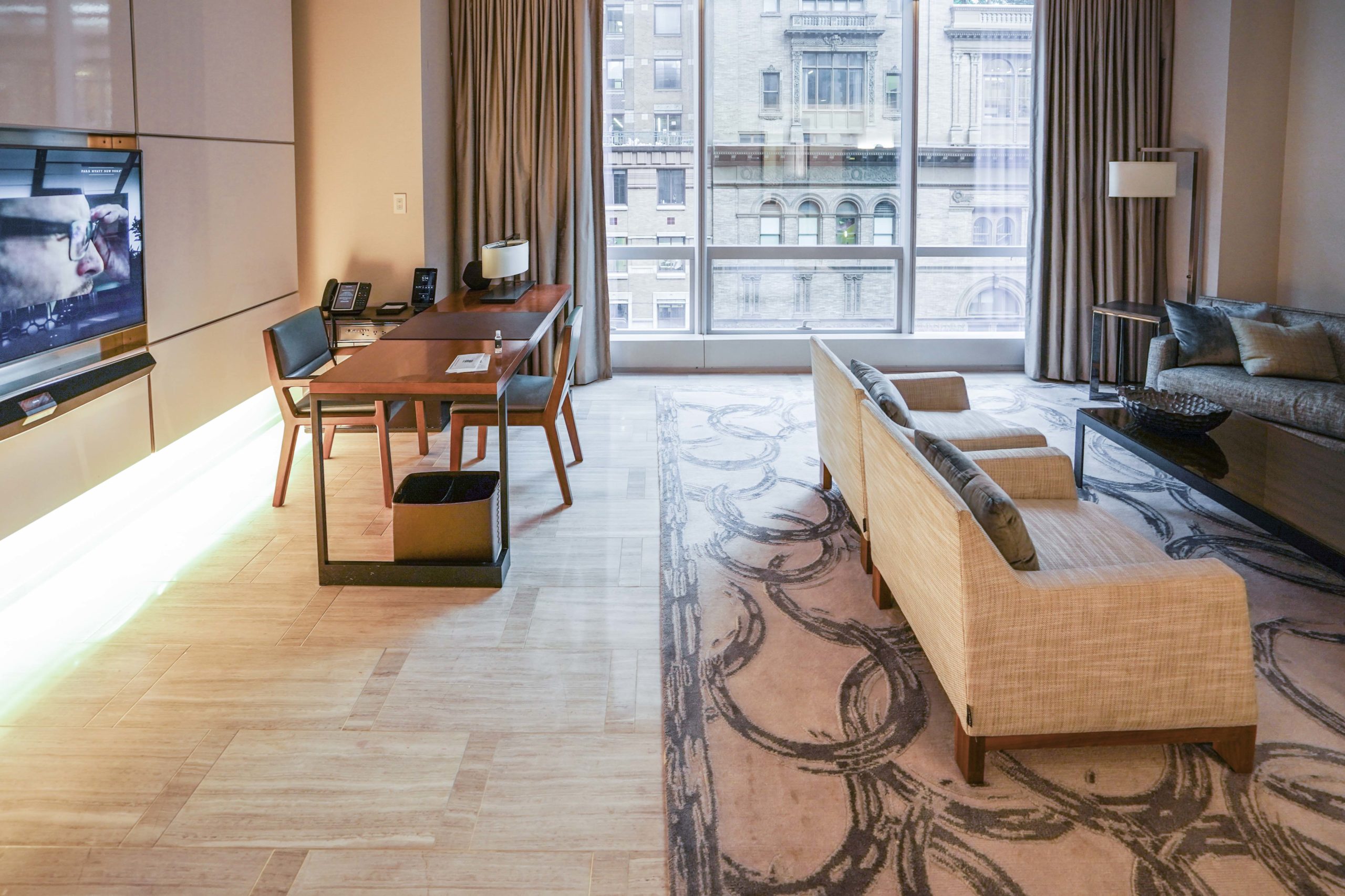 Park Hyatt New York – One-Bedroom City View Suite living room