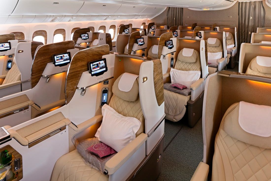 Emirates business class