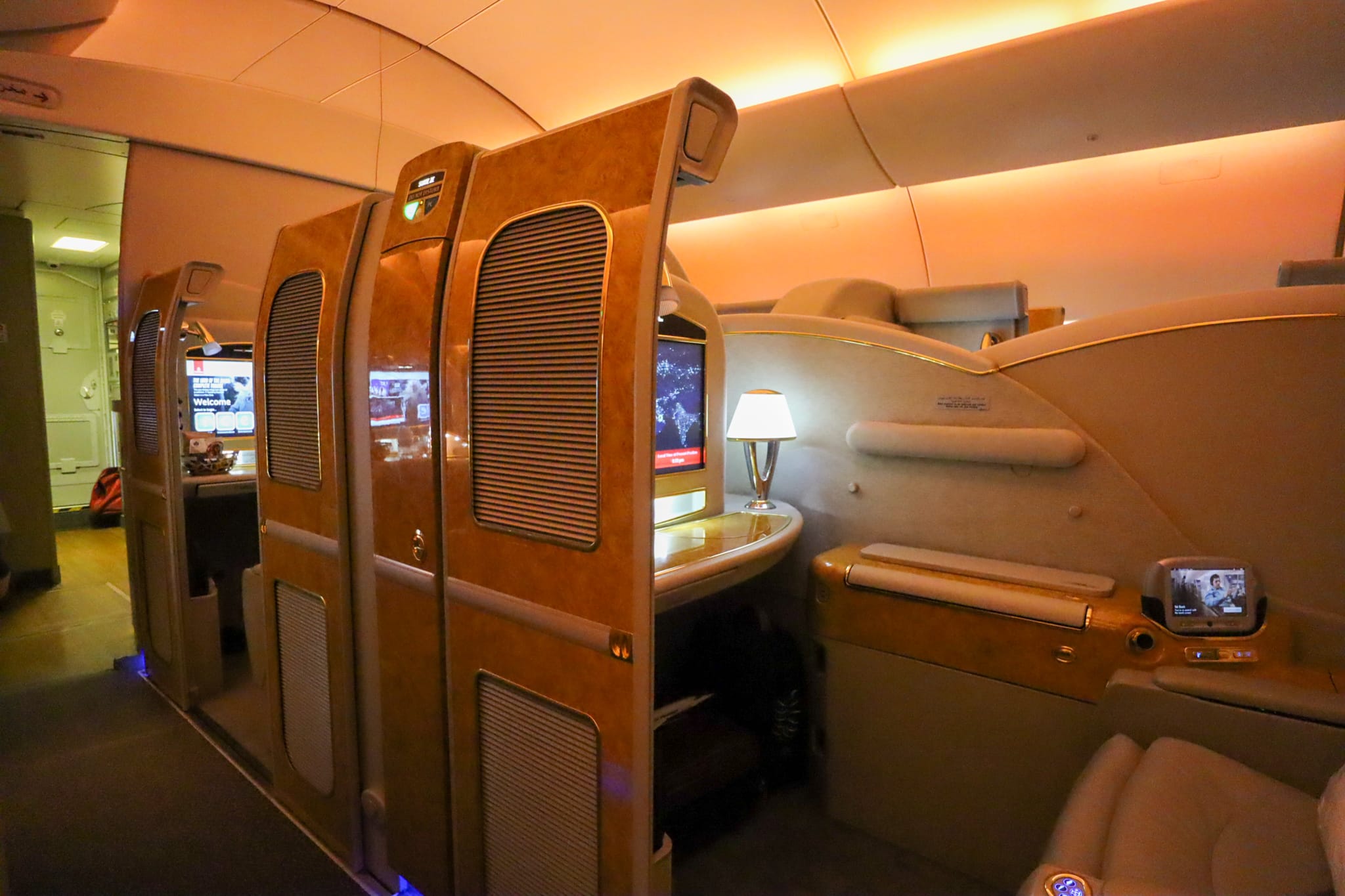 Emirates 777 First Class – Cabin