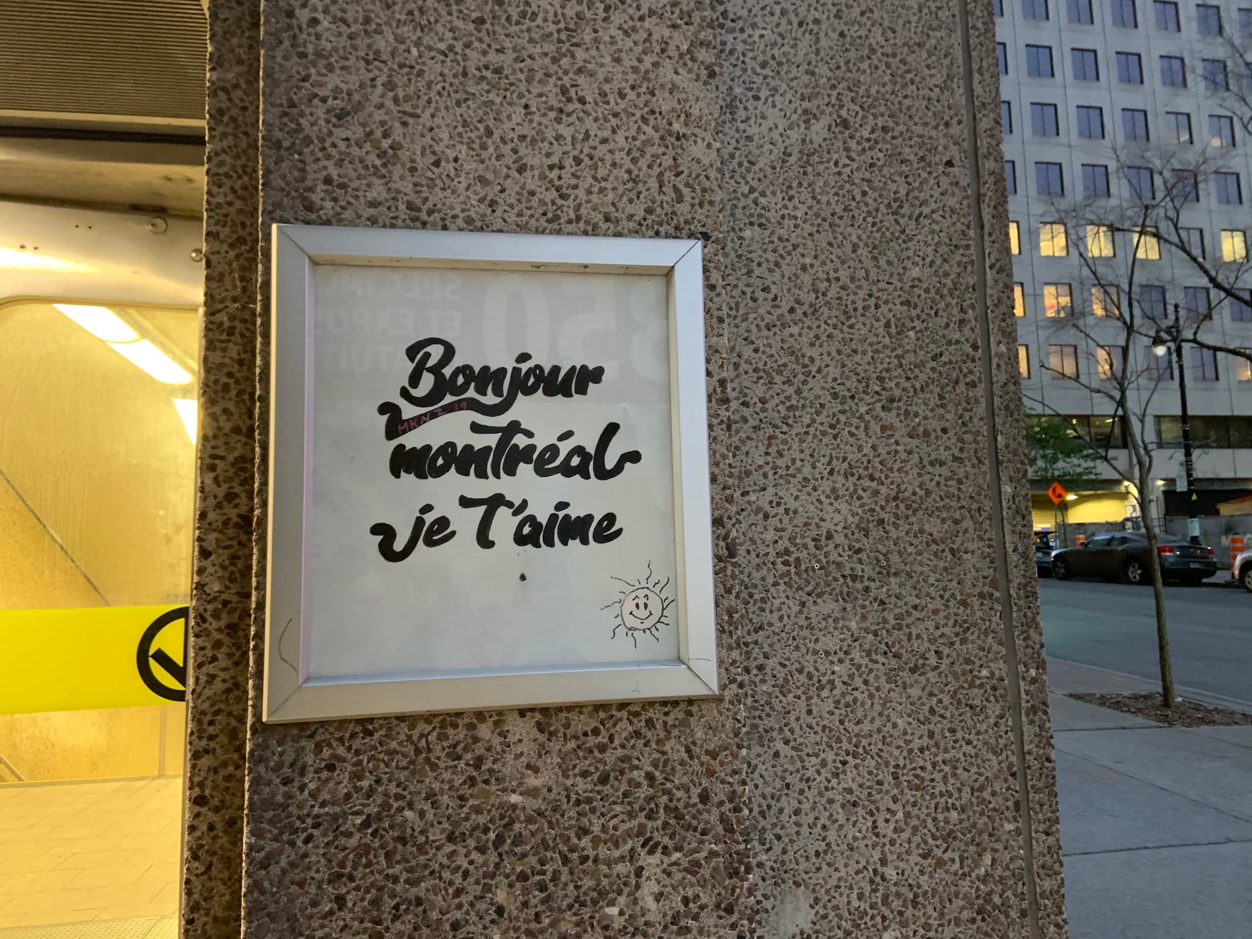 Merci, Montreal
