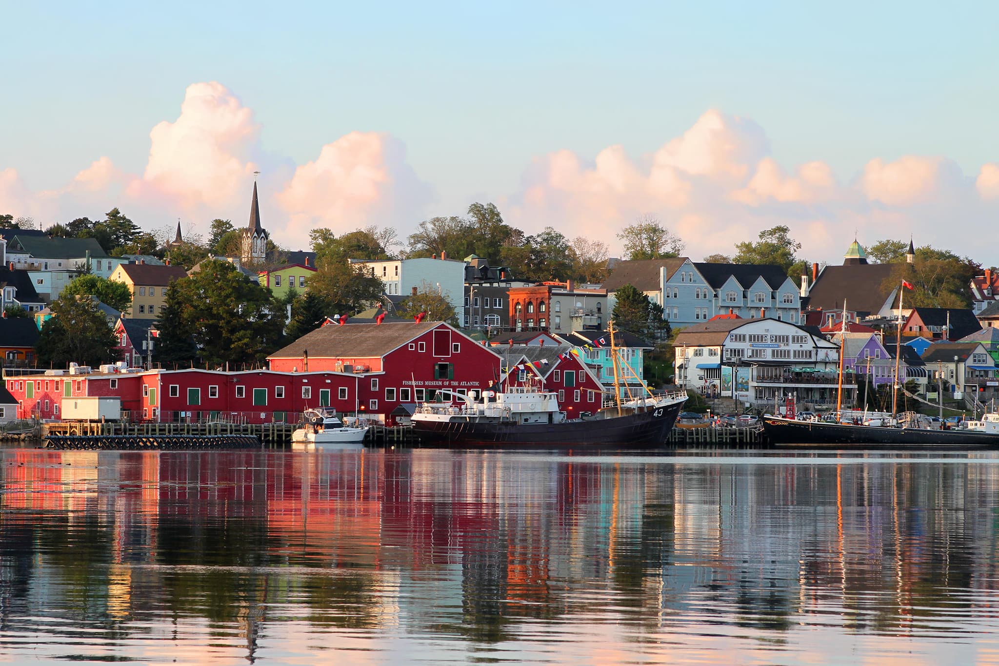 lunenburg city coastline canada