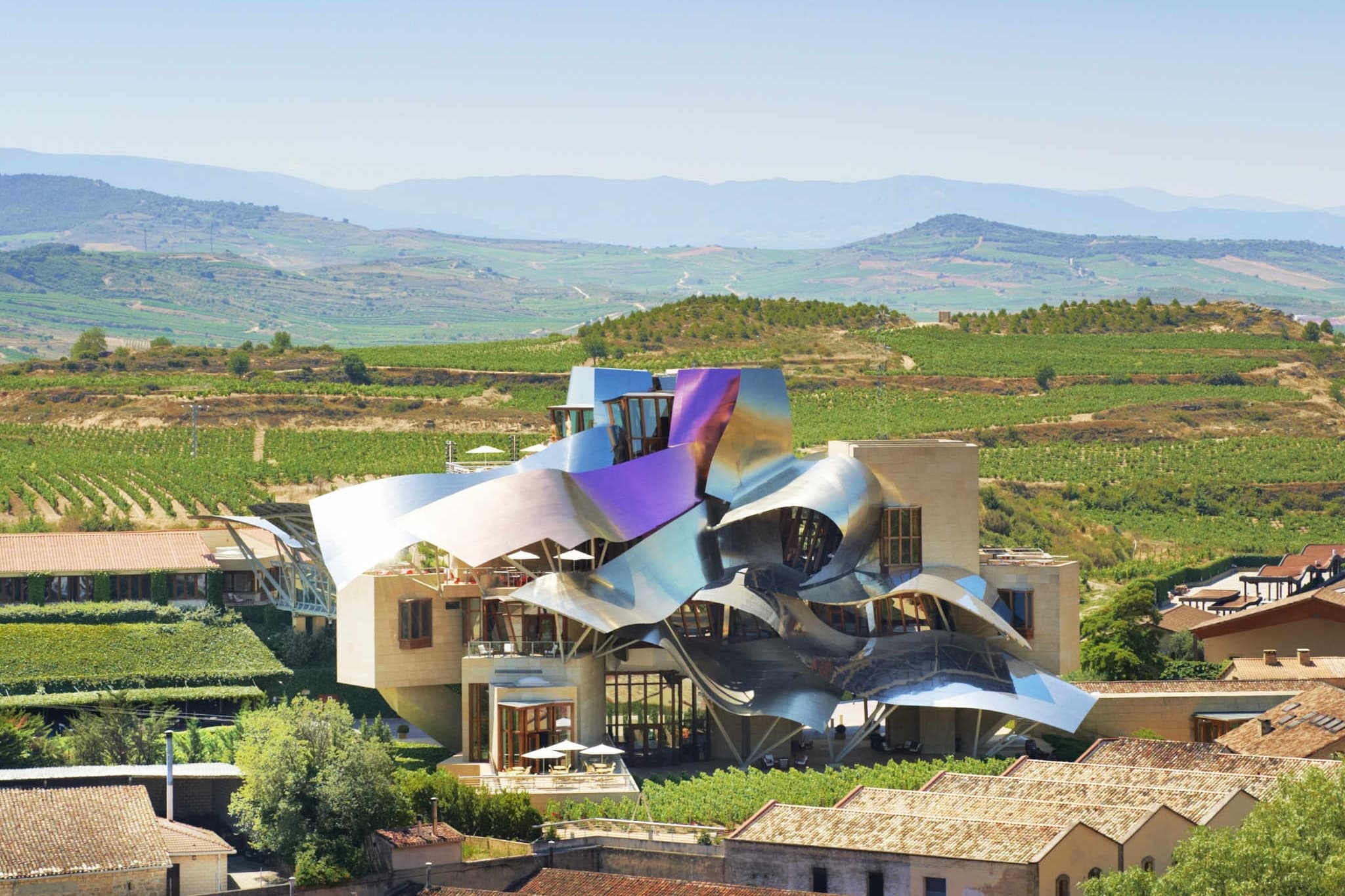 hotel marques de riscal in el ciego spain