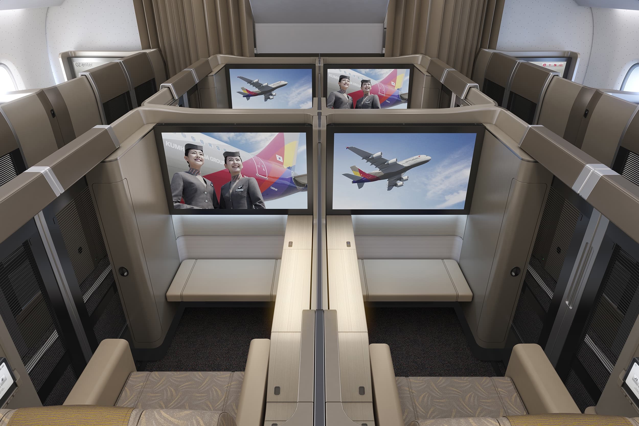 Airbus A380 FC02 Couple Seat