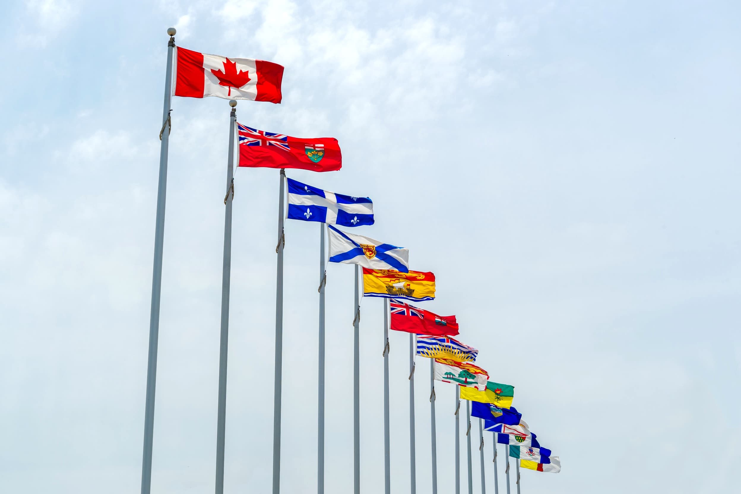 picture of the canadian flags picture id533450520