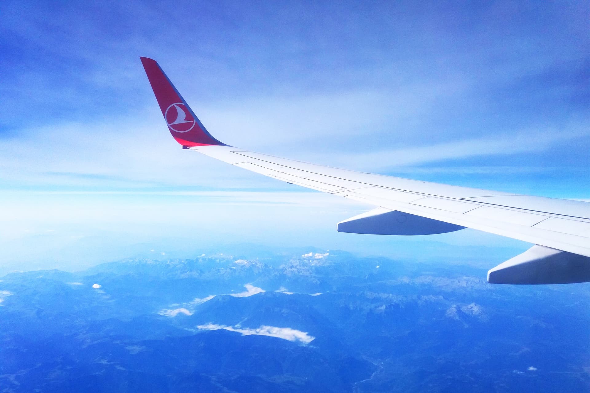 turkish airlines boeing 737 wing winglet sky plane 1592854 pxhere.com